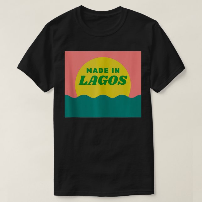 Camiseta Hecho en Lagos, Nigeria (Diseño del anverso)
