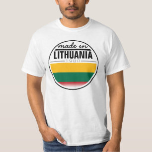 Camiseta Hecho en ..."Lituania"