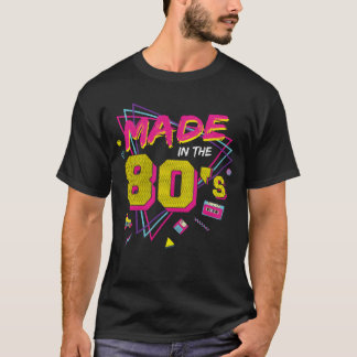 Camiseta Hecho en los 80 Mujeres Hombres Retro Ochenta