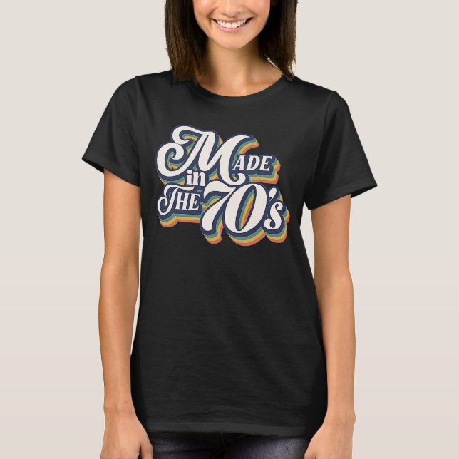 Camiseta Hecho en los años 70 (Anverso)