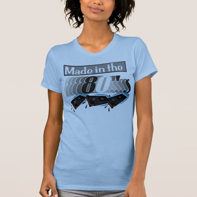 Camiseta Hecho en los años 80 - Personalizado - Personaliza (Anverso)