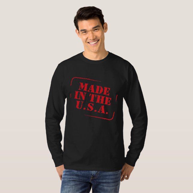 Camiseta hecho en los E.E.U.U. (Anverso completo)