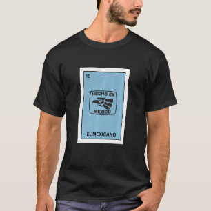 Camiseta Hecho En México  Águila Azteca Lotería El Mexicano