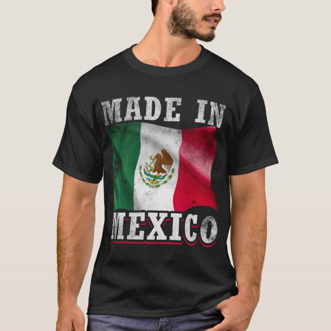 Camiseta Hecho en México México (Anverso)
