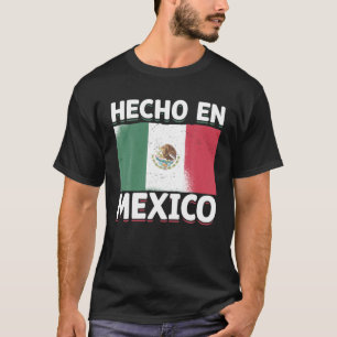 Camiseta Hecho en México Orgullo hispano Águila de Bandera