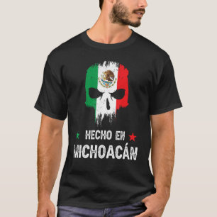Camiseta Hecho en Michoacán México - Bandera mexicana - Mic