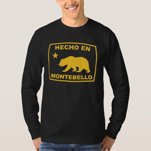 Camiseta Hecho en Montebello California Republic Pacific Co (Anverso)