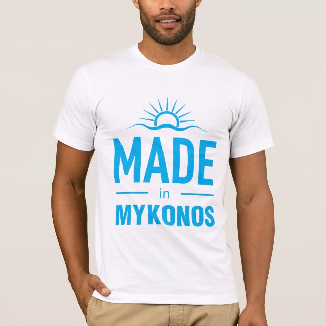 CAMISETA HECHO EN MYKONOS (Anverso)