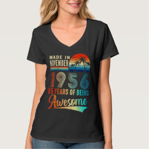 Camiseta Hecho En Noviembre De 1956, 65 Años De Ser Un Espe