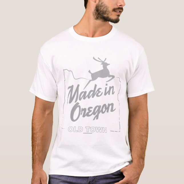 Camiseta Hecho en Oregon (Anverso)