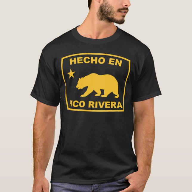 Camiseta Hecho en Pico Rivera California Pacífico C (Anverso)