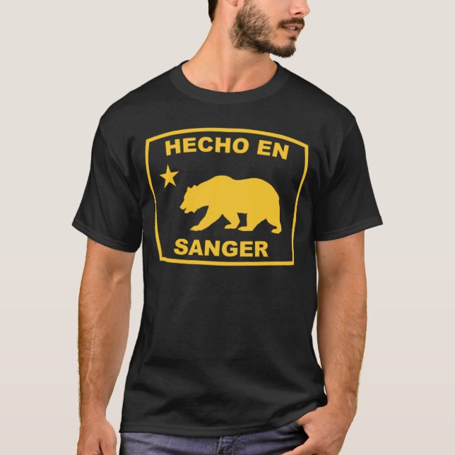 Camiseta Hecho en Sager California Republic Pacific Coast (Anverso)