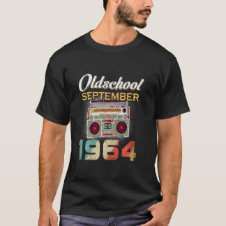 Camiseta Hecho En Septiembre De 1964 55º Alegre