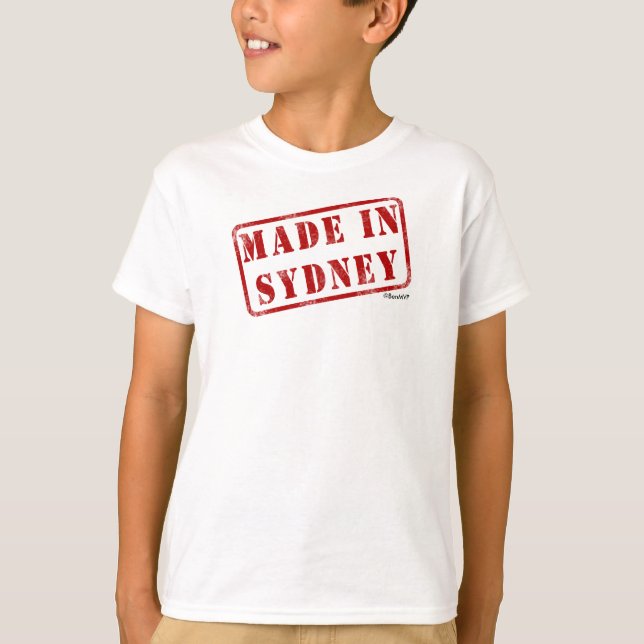Camiseta Hecho en Sídney (Anverso)