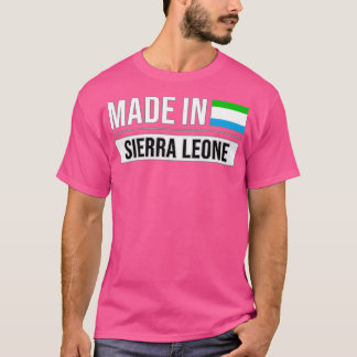 Camiseta Hecho en Sierra Leona Regalo para Sierra Leona con