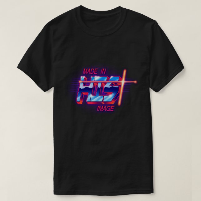Camiseta Hecho en su imagen (Diseño del anverso)