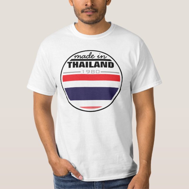 Camiseta Hecho en… "Tailandia " (Anverso)