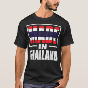 Camiseta Hecho En Tailandia La Bandera De Bangkok 
