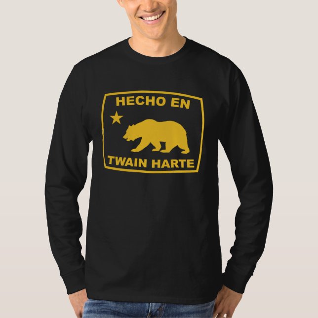 Camiseta Hecho en Twain Harte California Republic Pacific C (Anverso)