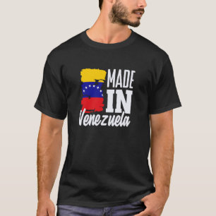 Camiseta Hecho en Venezuela Bandera Orgullo Venezolano