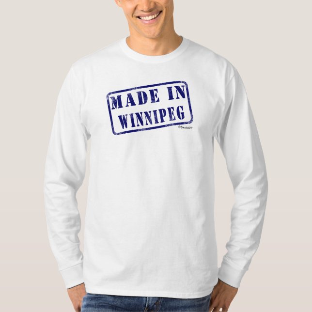 Camiseta Hecho en Winnipeg (Anverso)