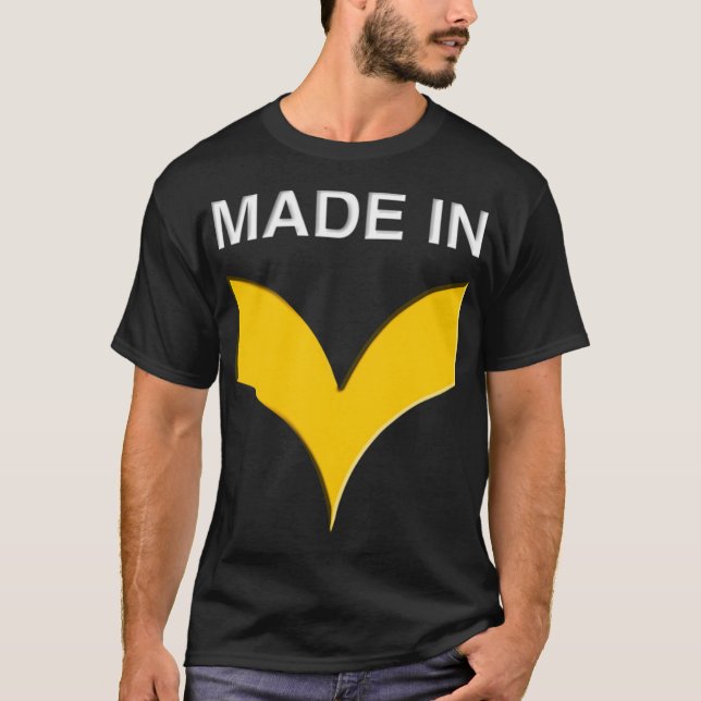 Camiseta Hecho en Yorkshire (Anverso)