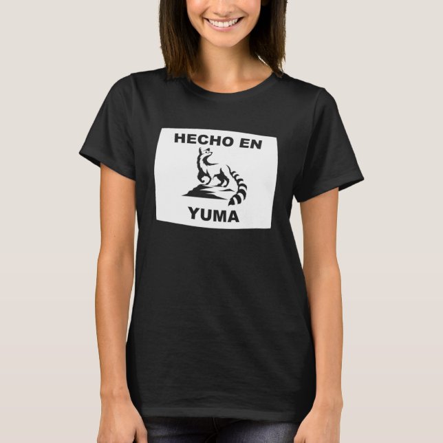 Camiseta Hecho en Yuma Arizona Ringtail State Animal (Anverso)
