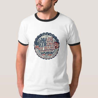 Camiseta Hecho Fuerte Por El Trabajo Duro Día Del Trabajo