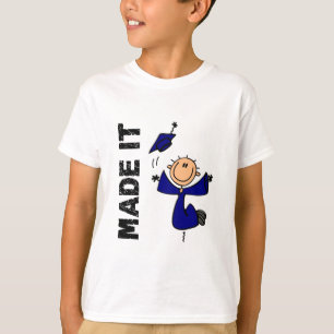 Camiseta HECHO LE la figura graduación del palillo