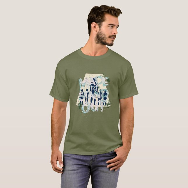 Camiseta Hecho para Destacarse  (Anverso completo)