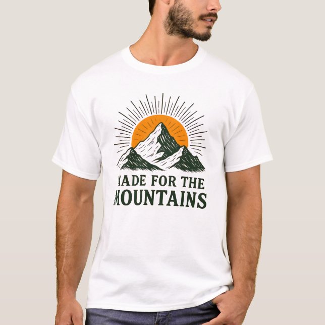 Camiseta Hecho Para Las Montañas (Anverso)