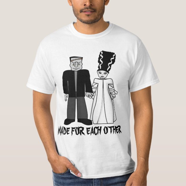CAMISETA HECHO PARA UNO A, PARES DIVERTIDOS (Anverso)
