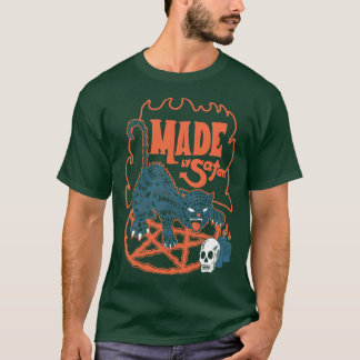 Camiseta Hecho por Satán Cat por Tobe Fonseca