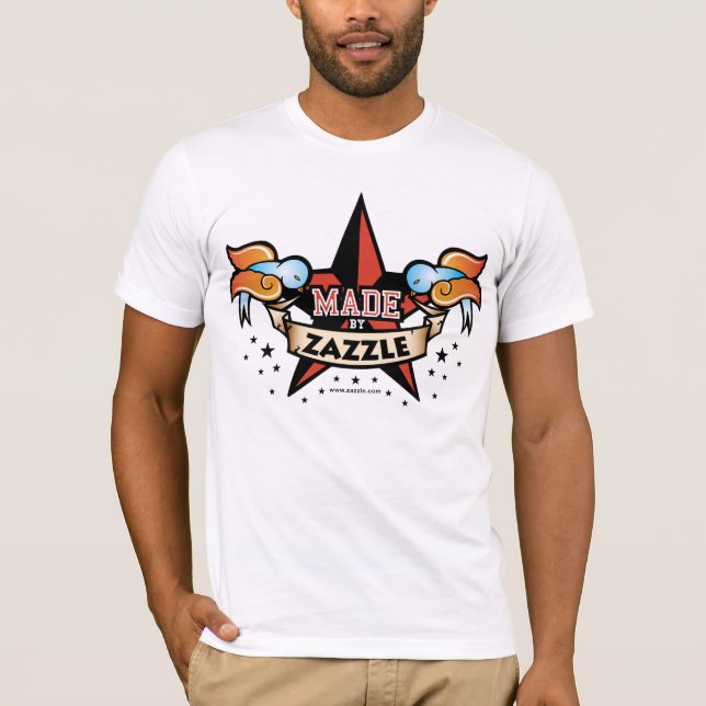 Camiseta Hecho por Zazzle (Anverso)