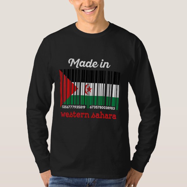 Camiseta Hecho Sahara Occidental (Anverso)