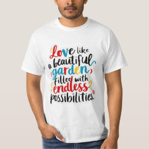 Camiseta Hechos de amor