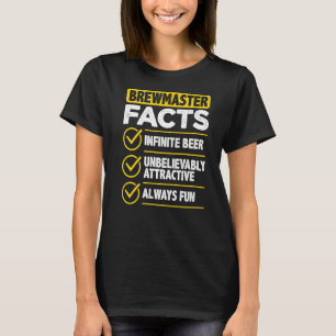 Camiseta Hechos De Brewmaster Infinita Cerveza Increíblemen