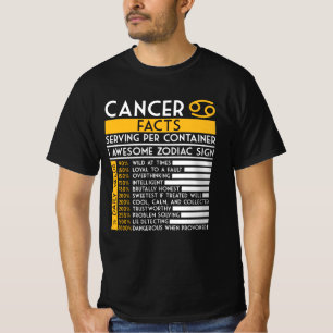 Camiseta Hechos de cáncer Estrella divertida de la astrolog