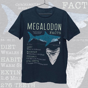 Camiseta Hechos de Megalodon