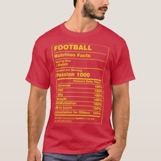 Camiseta Hechos de nutrición