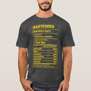 Camiseta Hechos de nutrición