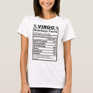 Camiseta Hechos de nutrificación viral Rótulo Zodiaco Horós