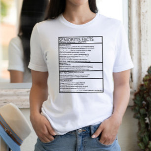 Camiseta Hechos de Senioritis/ Graduación