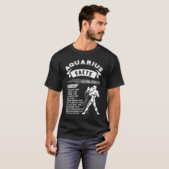 Camiseta Hechos del acuario (Anverso completo)