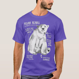 Camiseta Hechos del oso polar moderno