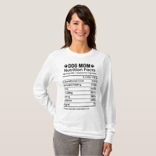 Camiseta Hechos divertidos de la nutrición de la madre del