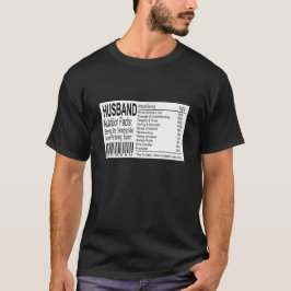 Camiseta Hechos divertidos sobre la nutrición de los esposo