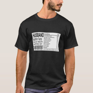 Camiseta Hechos divertidos sobre la nutrición de los esposo