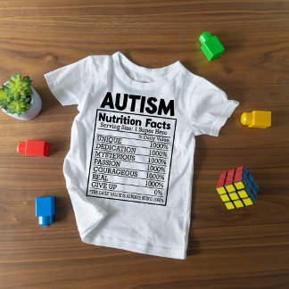 Camiseta Hechos divertidos y discretos de nutrición del aut