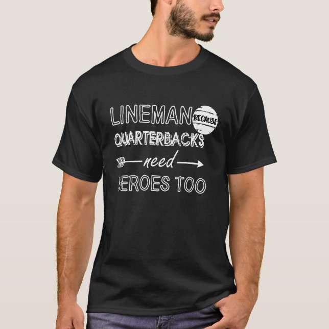 Camiseta Hechos Electricistas De Lineman Dad (Anverso)